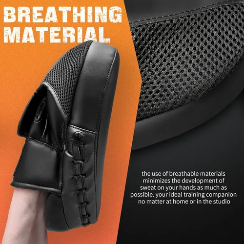 Miniatura 3 de Almohadillas de boxeo para hombres, mujeres y niños, manoplas de cuero para artes marciales, entrenamiento de boxeo, manoplas curvadas para karate