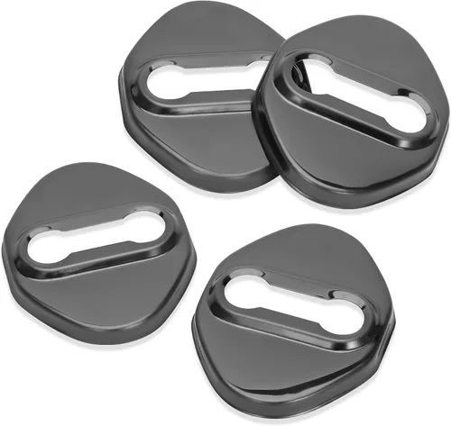Miniatura 7 de TOMALL 4 piezas Fundas Protectoras para Pestillos de Puerta de Coche Compatibles con Toyota 86 Camry Tacoma RAV4 Corolla Highlander Tundra Prius CHR