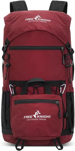 Miniatura 11 de Bseash Mochila de senderismo ligera de 30 L, bolsa de viaje impermeable para deportes al aire libre, mochila para ciclismo, escalada, esquí (caqui)
