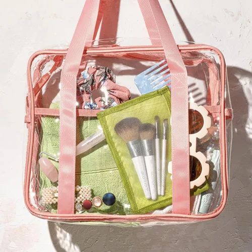 Miniatura 5 de EcoTools Kit de brochas de maquillaje para llevar, juego de brochas aptas para viajes, prácticas herramientas de maquillaje para polvos, rubor