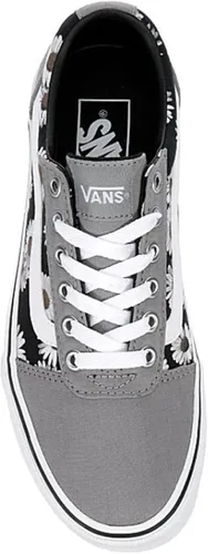 Miniatura 6 de Vans Tenis unisex Ward Low Top con cordones, diseño floral oscuroblanco grisnegro