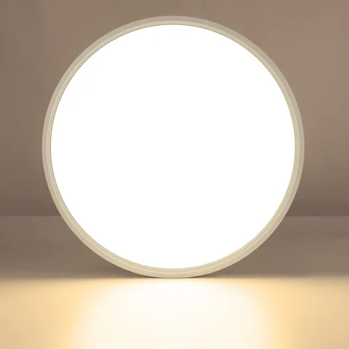 Miniatura 21 de LightingWill - Lámpara de techo LED de 7 pulgadas con montaje empotrado, 4000K blanco natural, 1500LM, 12W, lámpara de techo redonda moderna