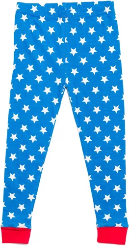 Miniatura 4 de DC Comics Conjunto de pijama de la Liga de la Justicia Mujer Maravilla para niñas y camiseta de dormir para niños pequeños a grandes