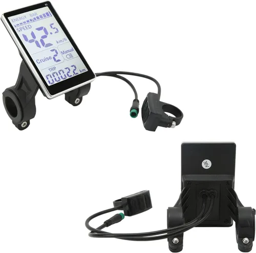 Miniatura 7 de Pantalla de panel LCD M5, pantalla LCD EBike, Medidor LCD de bicicleta eléctrica 5 pines 24V 36V 48V 60V Universal E Scooter M5 Pantalla de panel