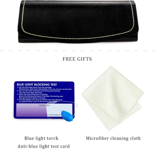 Miniatura 7 de LifeArt Funda rígida para gafas de sol funda de piel sintética de moda ligera