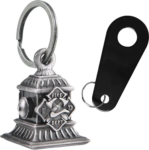 Miniatura 23 de Dream Apparel Campana de motocicleta Guardian Angel Drive Away Gremlin, campana de motociclista para hombres y mujeres, regalo de buena suerte