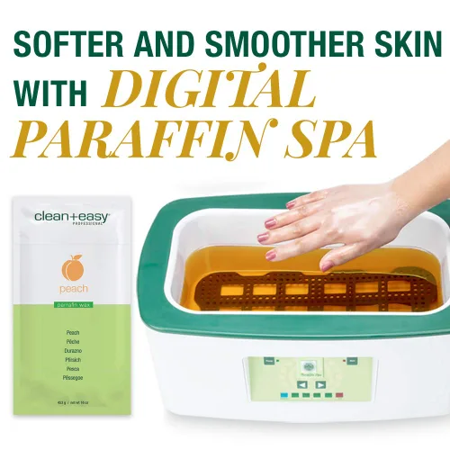 Miniatura 2 de Clean + Easy Calentador digital de cera de parafina con recambios, máquina de cera de parafina para manos y pies, tratamiento hidratante de spa