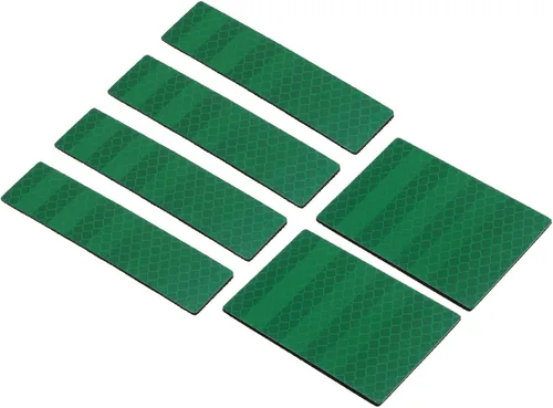 Miniatura 12 de PATIKIL Parche reflectante 1x4 2x3, 6 piezas de cierre de gancho y bucle de seguridad para deportistas nocturnos, trabajadores, excursionistas