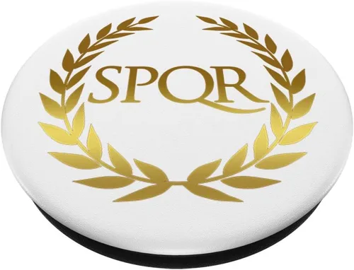 Miniatura 2 de Ancient Roma SPQR – PopSockets Grip y soporte para teléfonos y tabletas, Negro