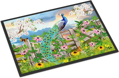 Miniatura 21 de Caroline's Treasures PRS4045MAT - Tapete para puerta delantera, 18 x 27 pulgadas, para interiores y exteriores, para entrada, antideslizante