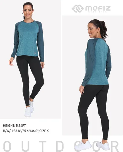 Miniatura 6 de MoFiz Women's UPF 50+ Sun Protection Shirt Long Sleeve Hiking Tops Lightweight Quick Dry Fishing UV Outdoor Clothing