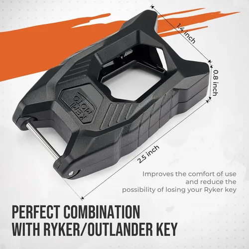 Miniatura 4 de KEMIMOTO Juego de llaves Compatible con Can-Am Ryker, Can-Am Maverick R, Maverick X3 y X3 Max, Outlander Sporty Cubierta de llaves de encendido Fob