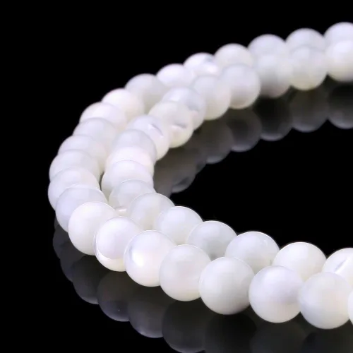 Miniatura 88 de Cuentas de ónix negro BEADNOVA con cuentas de cristal natural, piedras preciosas, redondas, sueltas, curativas de energía con cordón elástico de 01)