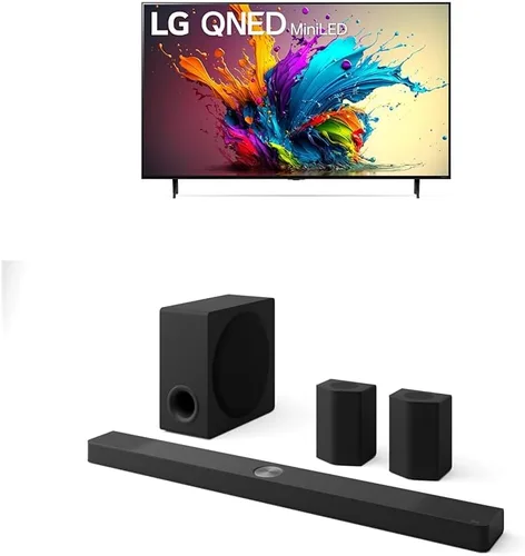Miniatura 2 de LG QNED90T 4K Mini LED AI Smart TV de 65 pulgadas y barra de sonido 3.1.1 S70TY QNED a juego con Dolby Atmos (nuevos modelos 2024)