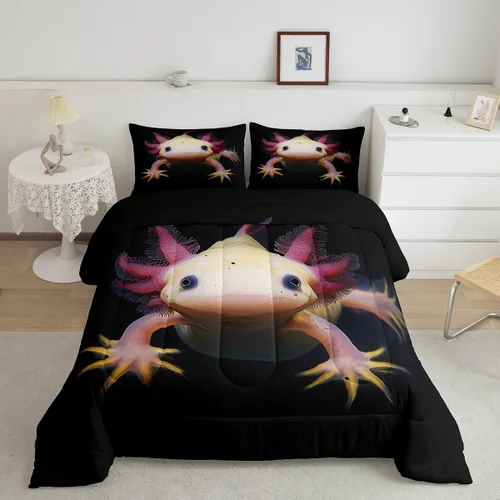 Miniatura 40 de Erosebridal - Juego de funda de edredón con flores de vaca de las Highlands, tamaño Queen, diseño de toro, juego de ropa de cama de ganado vacuno