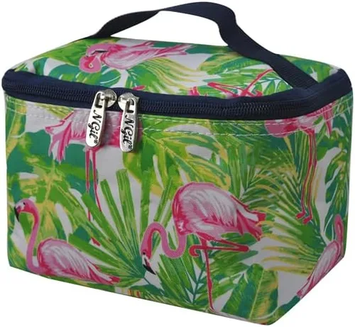 Miniatura 67 de NGIL Bolsa de cosméticos de viaje, bolsa organizadora de maquillaje para mujeres y niñas, Azul Rey Diamantina, Casual