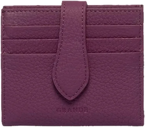 Miniatura 90 de Grande -3803 Cartera unisex, Azul (Iced Blue), Cartera delgada de cuero con cierre a presión pequeño