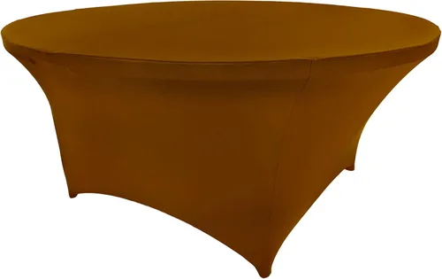 Miniatura 79 de Mantel de cóctel de elastano redondo de 24 pulgadas x 30 pulgadas de alto, color negro