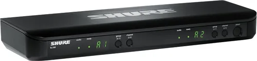 Miniatura 5 de Shure BLX188/CVL Sistema de micrófono inalámbrico - Vida de batería de 14 horas, rango de 300 pies, UHF Incluye (2) micrófonos Lavalier, receptor
