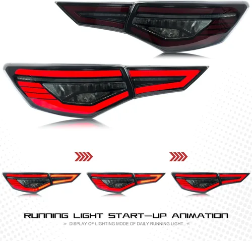 Miniatura 4 de inginuity time Luces traseras LED negras para Nissan Sentra 2020 2021 2022 2023 B18 SV SR señal secuencial inicio animación lámparas traseras