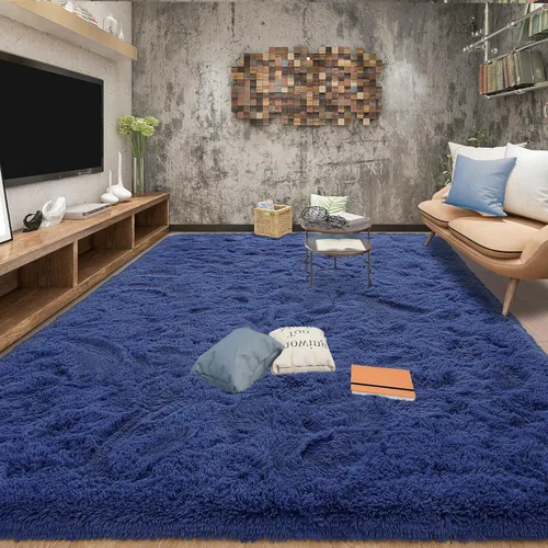 Miniatura 65 de Tepook Alfombras súper suaves y esponjosas para sala de estar, alfombras de área de 8 x 10 pies para dormitorio, alfombra moderna peluda, alfombras