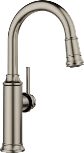 Miniatura 6 de BLANCO Empressa Grifo de barra desplegable 1.5 GPM, negro mate