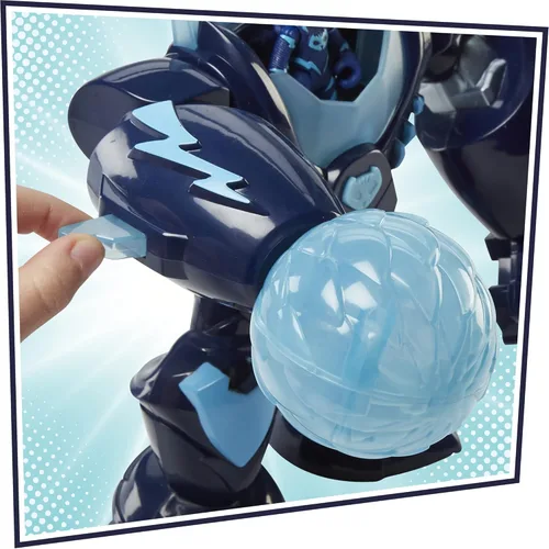 Miniatura 4 de PJ Masks Robo-Catboy - Juguete preescolar con luces y sonidos para niños de 3 años en adelante, traje de robot Catboy con figura de acción