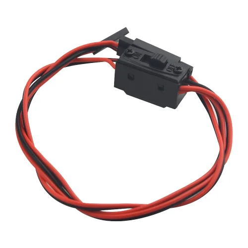 Miniatura 2 de Paquete de 4 interruptores de encendido y apagado de 3 vías estilo JR, línea negra y roja, receptor de interruptores RC para camión RC, automóvil