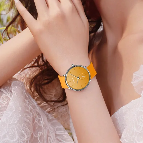 Miniatura 2 de CRRJU Mens Women Watch Casual Stylish Waterproof Quartz Unisex Wristwatches, Ultra Thin Watches for Men Women, Colorful Silicone Band
