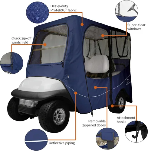 Miniatura 5 de Cubierta Deluxe para Carro de Golf Classic Accessories Fairway Noticias de la Marina