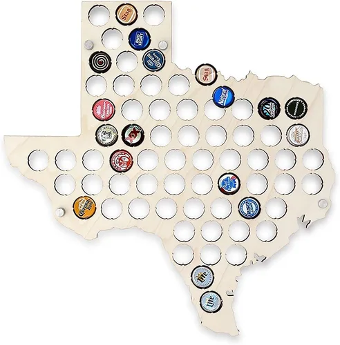 Miniatura 44 de Torched Mapa de tapa de cerveza de Virginia Occidental, soporte de tapa de cerveza de los Estados Unidos, decoración de pared, regalo para amantes