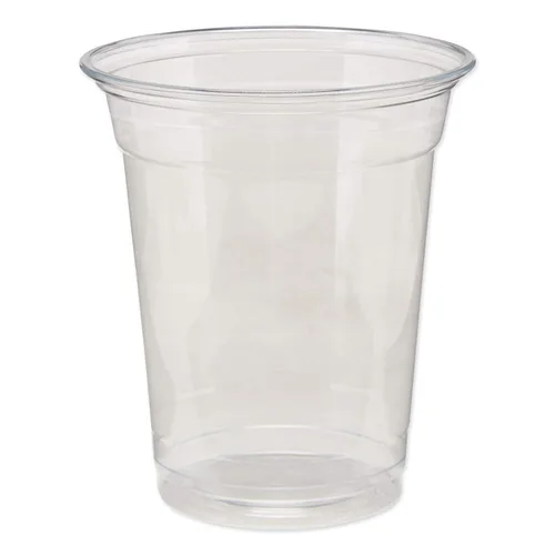 Dixie - Vasos fríos de plástico PETE de 12 onzas, CPET12DX, 500 tazas, transparentes, 25 tazas por manga, 20 fundas por caja