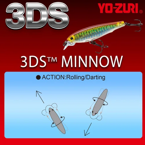 Miniatura 3 de Duel Yo Zuri F 1135 3 Ds Minnow Suspending Lure 2 4 Inch