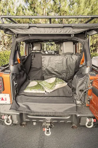 Miniatura 5 de Cobertor de carga Rugged Ridge 13260.02 C3 con subwoofer para puerta de Jeep Wrangler JKU (4 puertas)