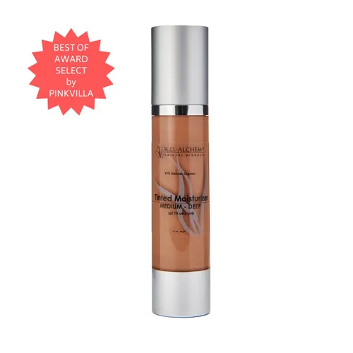 Miniatura 4 de RD Alchemy - Crema hidratante teñida 99% natural y orgánica LIGHT - Sombra media con SPF. La mejor crema BB y CC para pieles normales a secas.