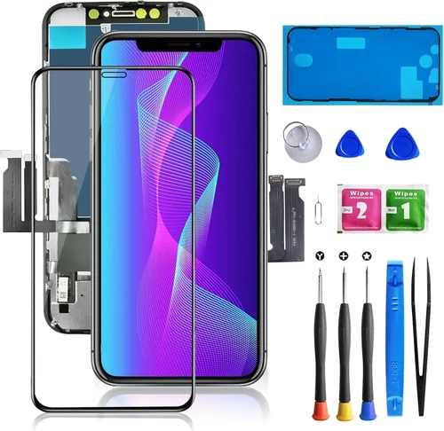 Miniatura 31 de Para iPhone 8/SE 2020 [2ª generación] Reemplazo de pantalla negro de 4.7 pulgadas, pantalla LCD Bsz4uov digitalizador de pantalla táctil, adhesivo