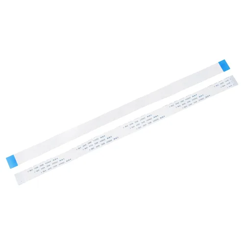 Miniatura 24 de uxcell Cable plano flexible, 10 pines de 0.020 in de paso de 5.906 in FPC FFC cable de cinta flexible para TV LCD, reproductor de DVD, laptop, 5