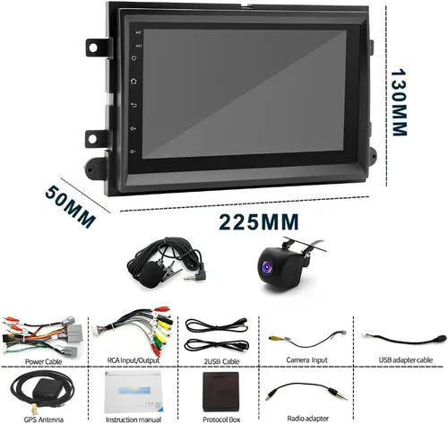 Miniatura 7 de Radio de coche Android para Ford F150/F250/F350 2004-2014 con Apple Carplay Android Auto, pantalla táctil de 7 pulgadas para actualización estéreo