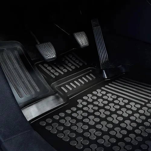 Miniatura 2 de Rezaw-Plast Juego de alfombrillas para piso de automóvil compatibles con Mercedes Benz GLB 2019, 2020, 2021, 2022, 2023, alfombrillas de piso