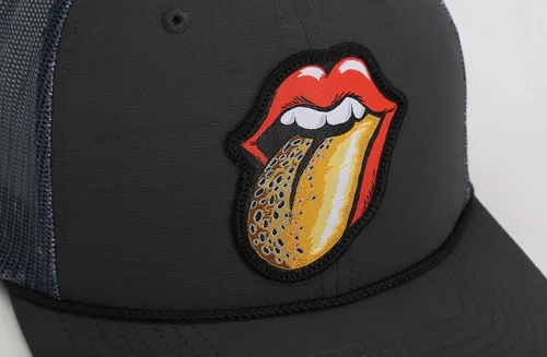 Miniatura 4 de Paramount Outdoors Lengua de trucha Pesca con mosca Trucha Marrón Trucha 6 paneles Tapa de cuerda Gorra de pesca con mosca