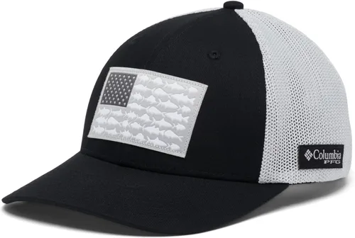 Miniatura 939 de Columbia - Gorra de malla con bandera con árboles unisex para adultos, corona alta