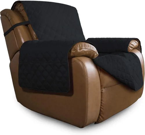 Miniatura 293 de Easy-Going - Funda para sofá, futón y sillón sin reposabrazos, reversible, resistente al agua, para mascotas y niños (azul oscuro/azul claro)