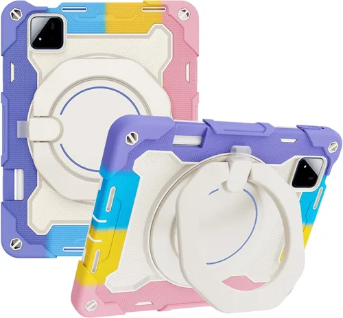 Miniatura 22 de Funda para Xiaomi Pad 5 de 11.0 pulgadas, PC + silicona de 3 capas Combo Armor Heavy Duty Cubierta a prueba de golpes para Xiaomi Pad 5 Pro 5G
