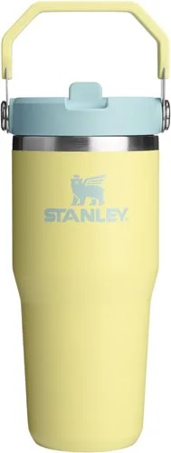 Miniatura 35 de Stanley IceFlow - Vaso con pajilla abatible con asa, de 20 onzas, tapa giratoria y popote abatible, botella de agua resistente a fugas, acero