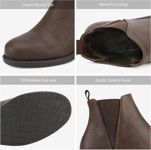 Miniatura 5 de DREAM PAIRS - Botines de invierno para mujer