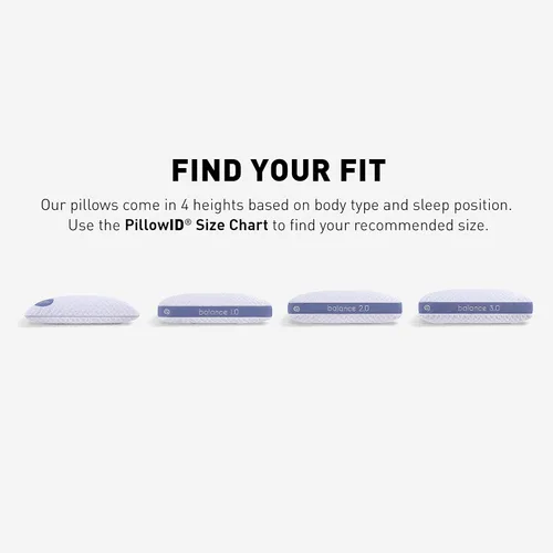 Miniatura 9 de Bedgear Almohada Balance Performance – 2.0 – Almohada de cama que absorbe la humedad para todas las posiciones de sueño – Almohada de cama