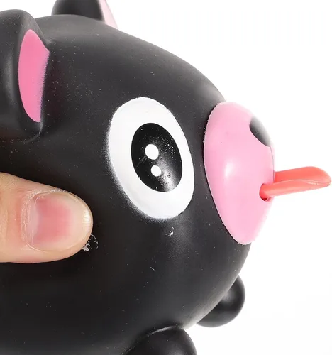 Miniatura 3 de TOYANDONA Juguetes de descompresión con ventilación para aliviar el estrés, pelota para perros, regalos para clase excepcional, juguetes para Negro