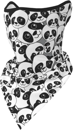 Miniatura 10 de Polaina para el cuello, bandanas para hombres y mujeres, cubierta de bufanda para la cara con rayos UV, con agujero para las orejas, máscara facial