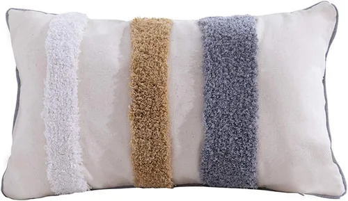 Miniatura 7 de vctops Fundas de almohada decorativas de estilo marroquí, estilo marroquí, estilo bohemio, tejidas, cuadradas, para cama, sala de estar, sofá
