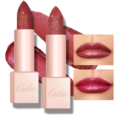 Miniatura 29 de Oulac Lápiz labial hidratante de coral para mujeres Bálsamo labial tintado infundido con ácido hialurónico sódico, maquillaje de labios ligero, PG04